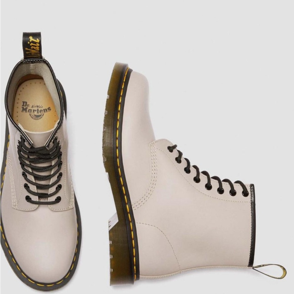 Dr. Martens White Combat Boots